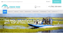 Tablet Screenshot of cruiseride.com